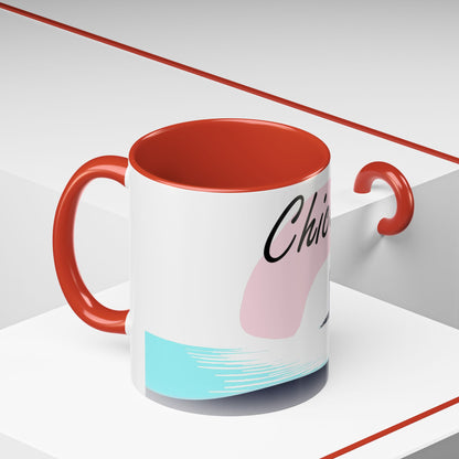 Elegant Chicago Skyline Accent Coffee Mug