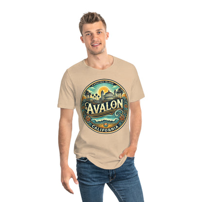 Elegant Avalon Men's Jersey Curved Hem Tee