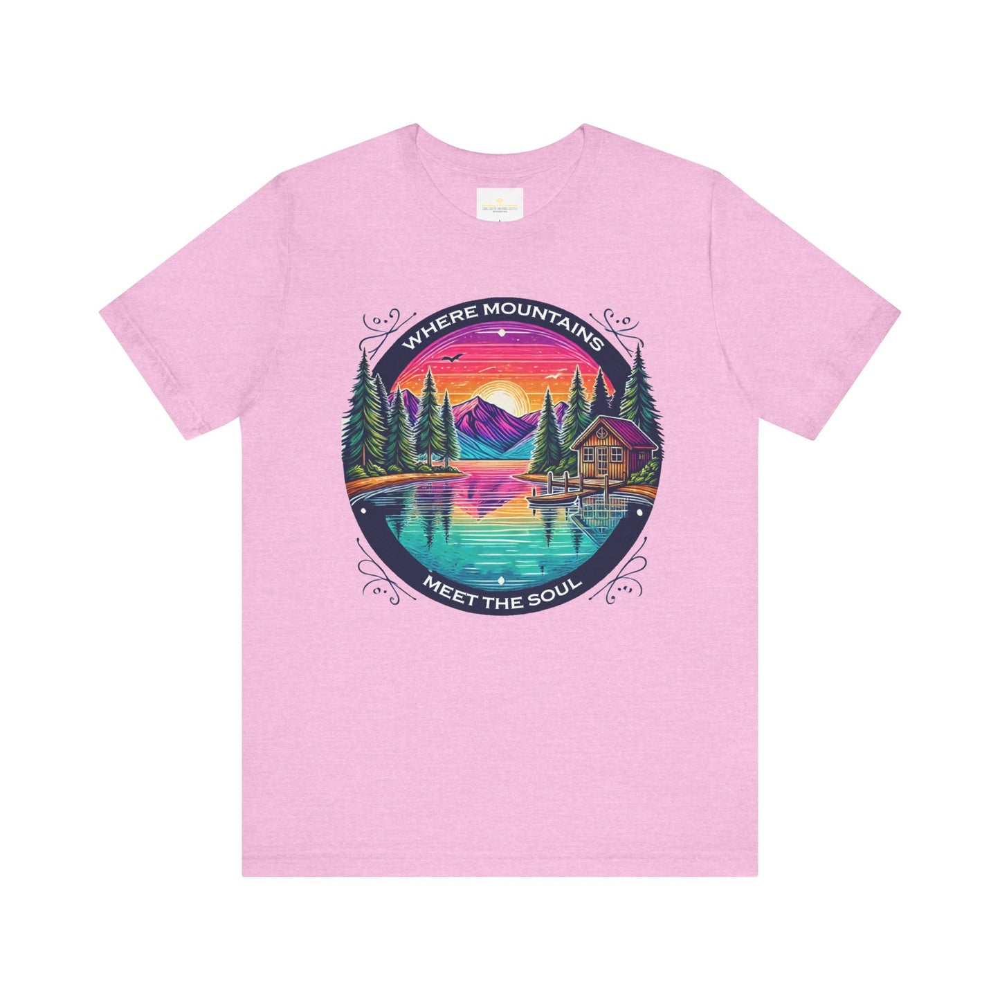 Where Mountains Meet the Soul Short Sleeve Tee