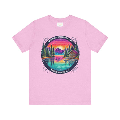 Where Mountains Meet the Soul Short Sleeve Tee