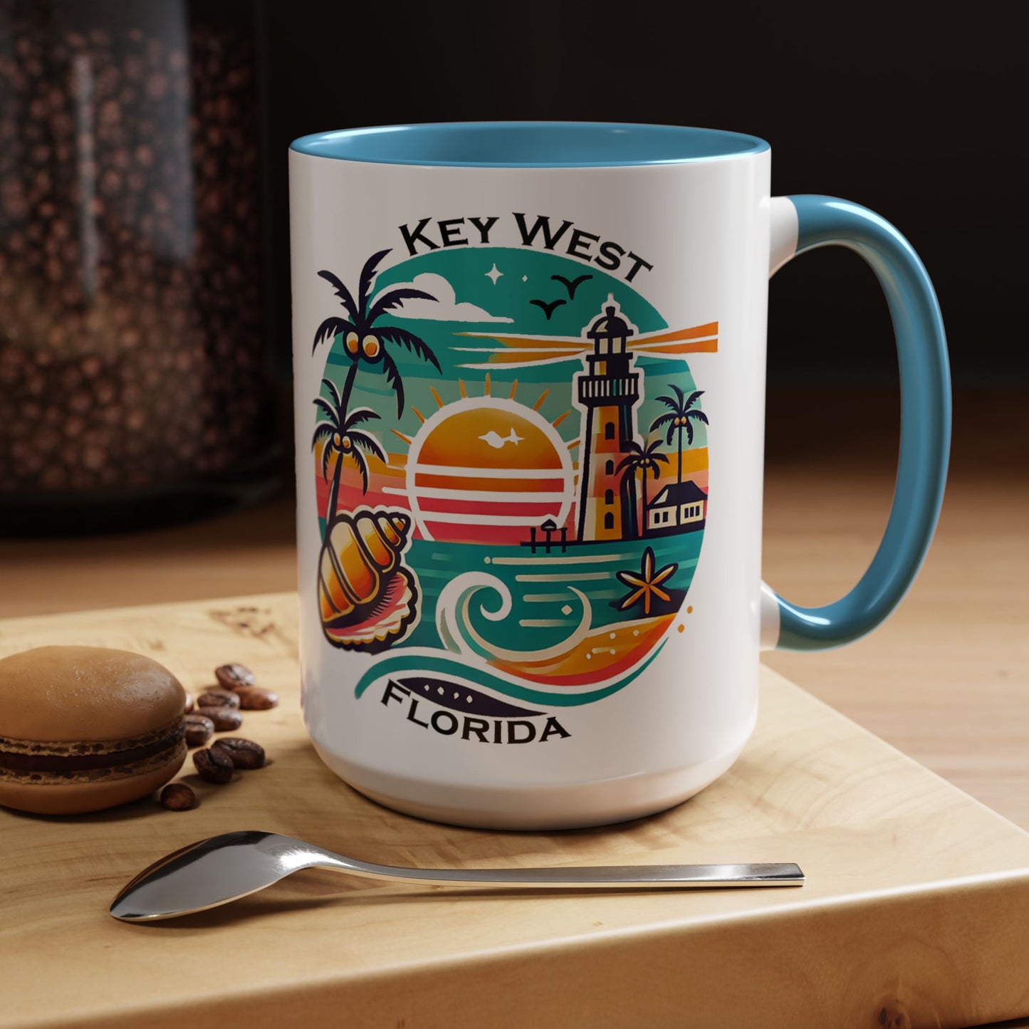 Vibrant Key West Accent Coffee Mug