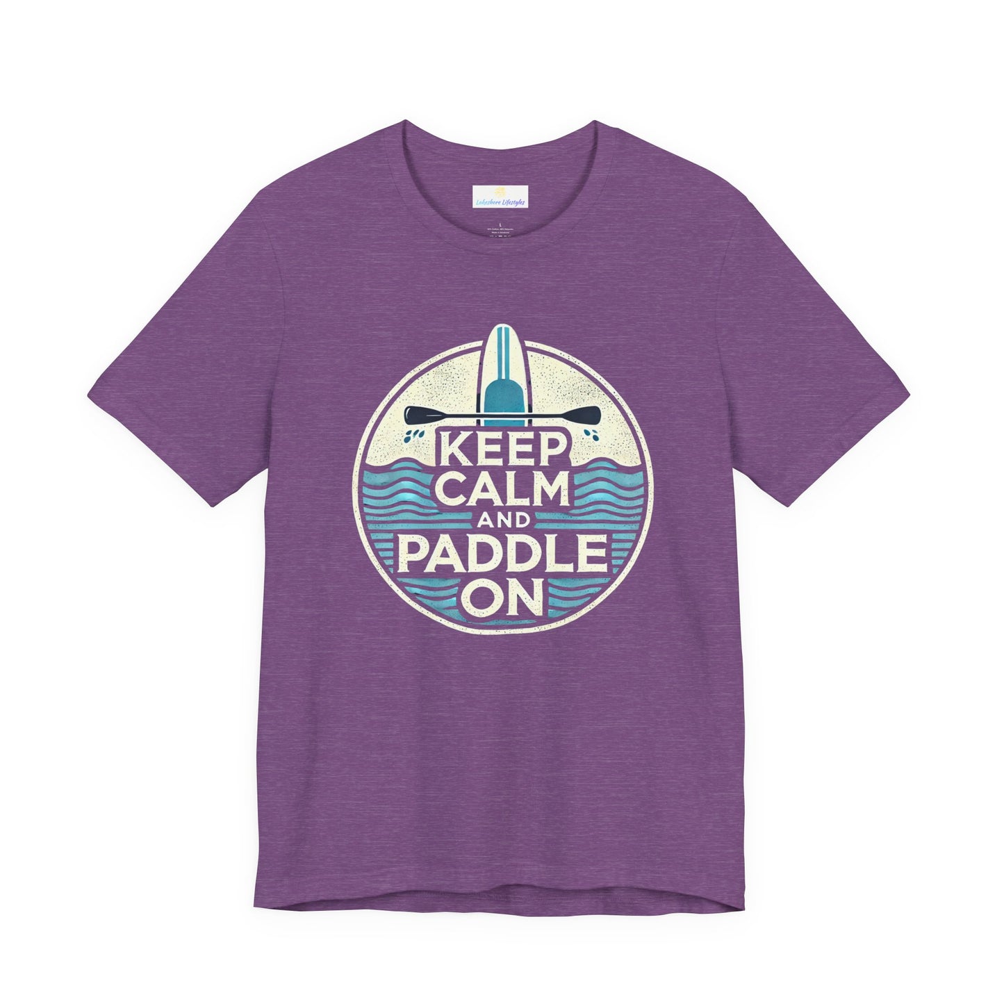 Keep Calm and Paddle On Jersey Short Sleeve Tee