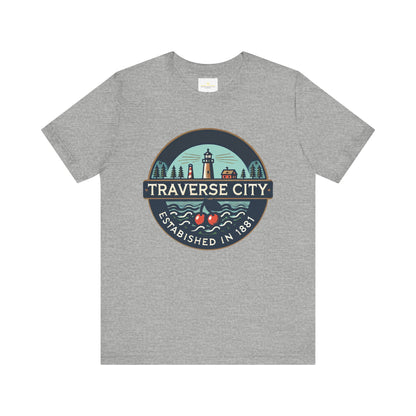 Vintage Traverse City Unisex Jersey Short Sleeve Tee