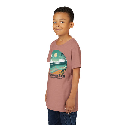 Coastal Vibes Condado Beach Unisex Youth Short Sleeve Tee