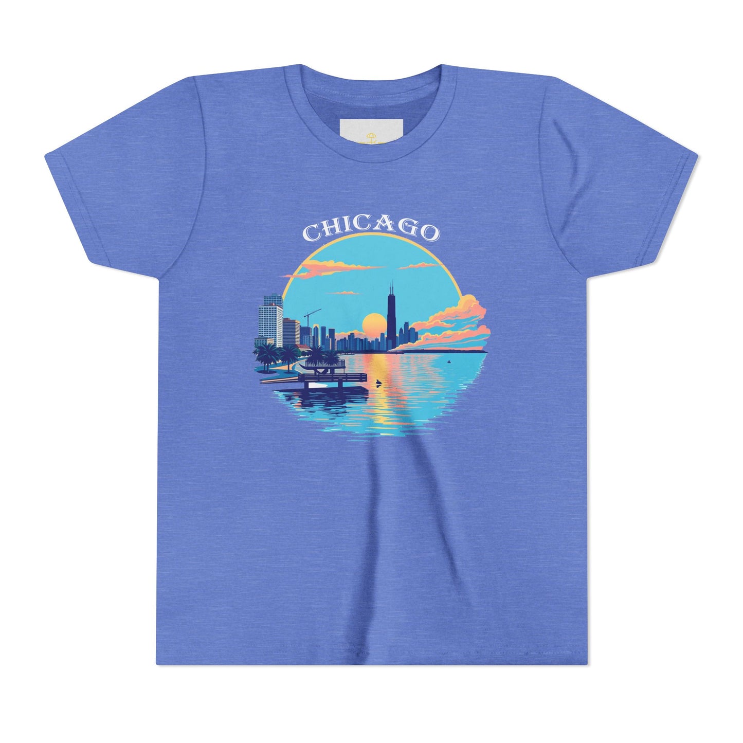 Retro Chicago Unisex Youth Short Sleeve Tee