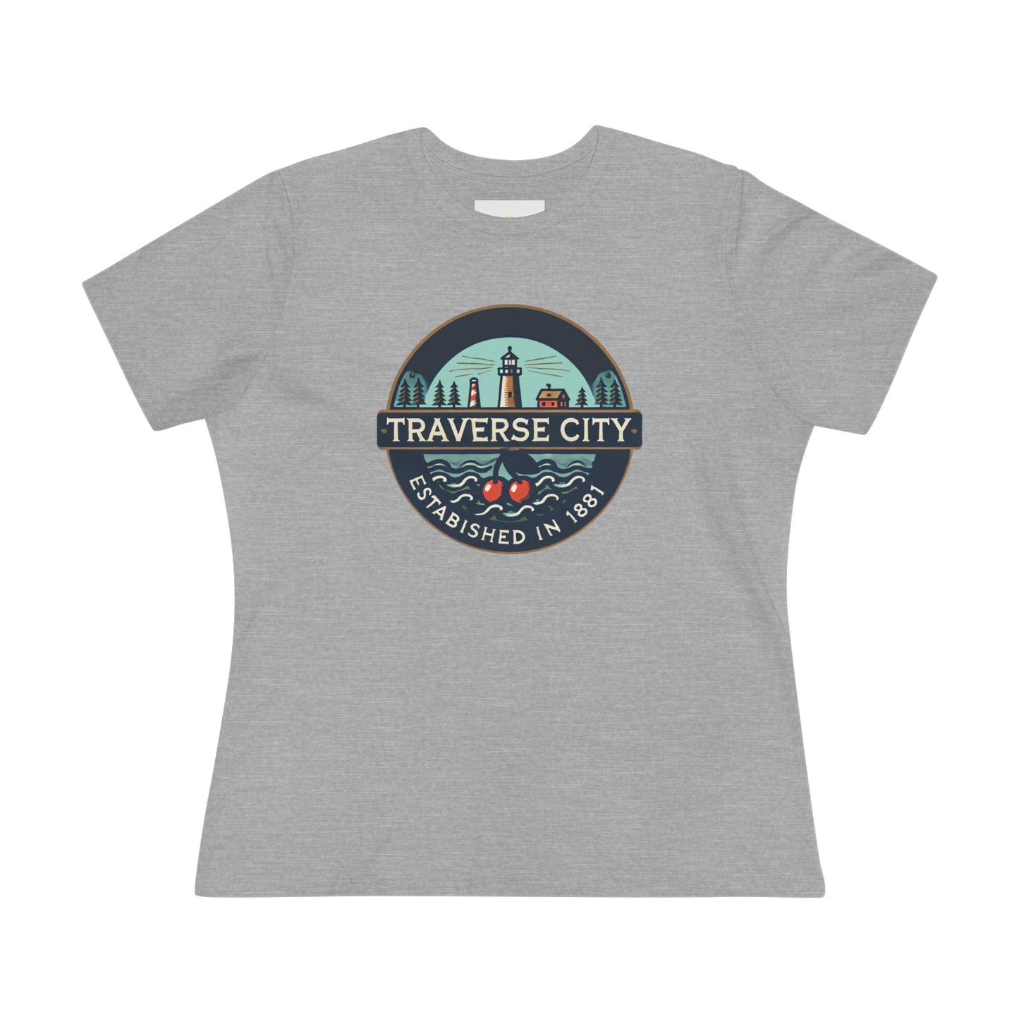 Vintage Traverse City Women's Cotton Tee