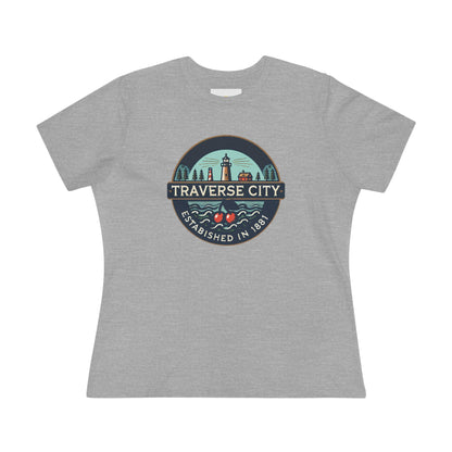 Vintage Traverse City Women's Cotton Tee