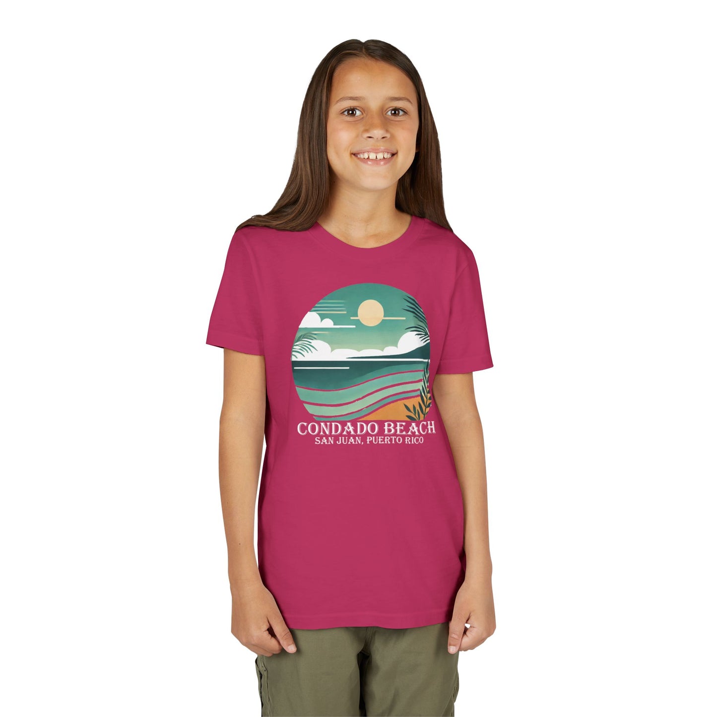 Coastal Vibes Condado Beach Unisex Youth Short Sleeve Tee