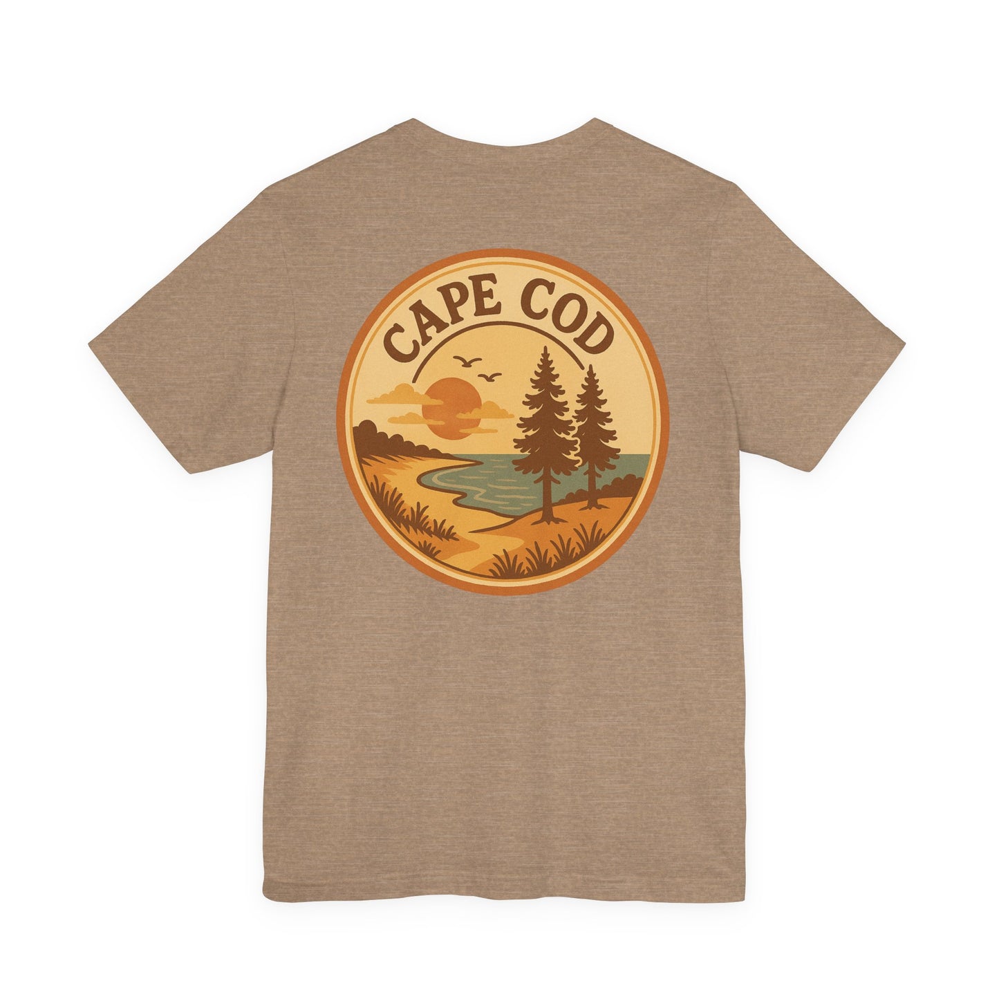 Rustic Cape Cod Unisex Jersey Short Sleeve Tee