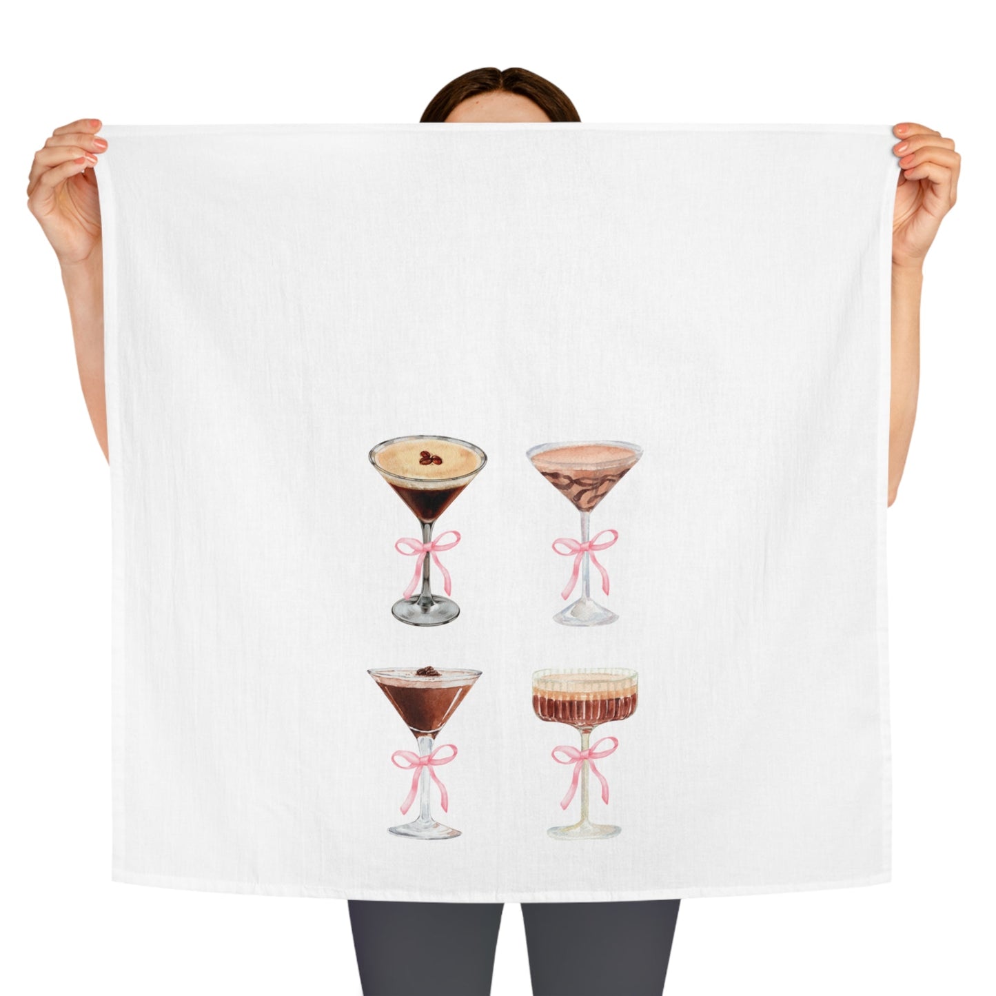 Chic Coquette Dish Towel - Espresso Martini Decor