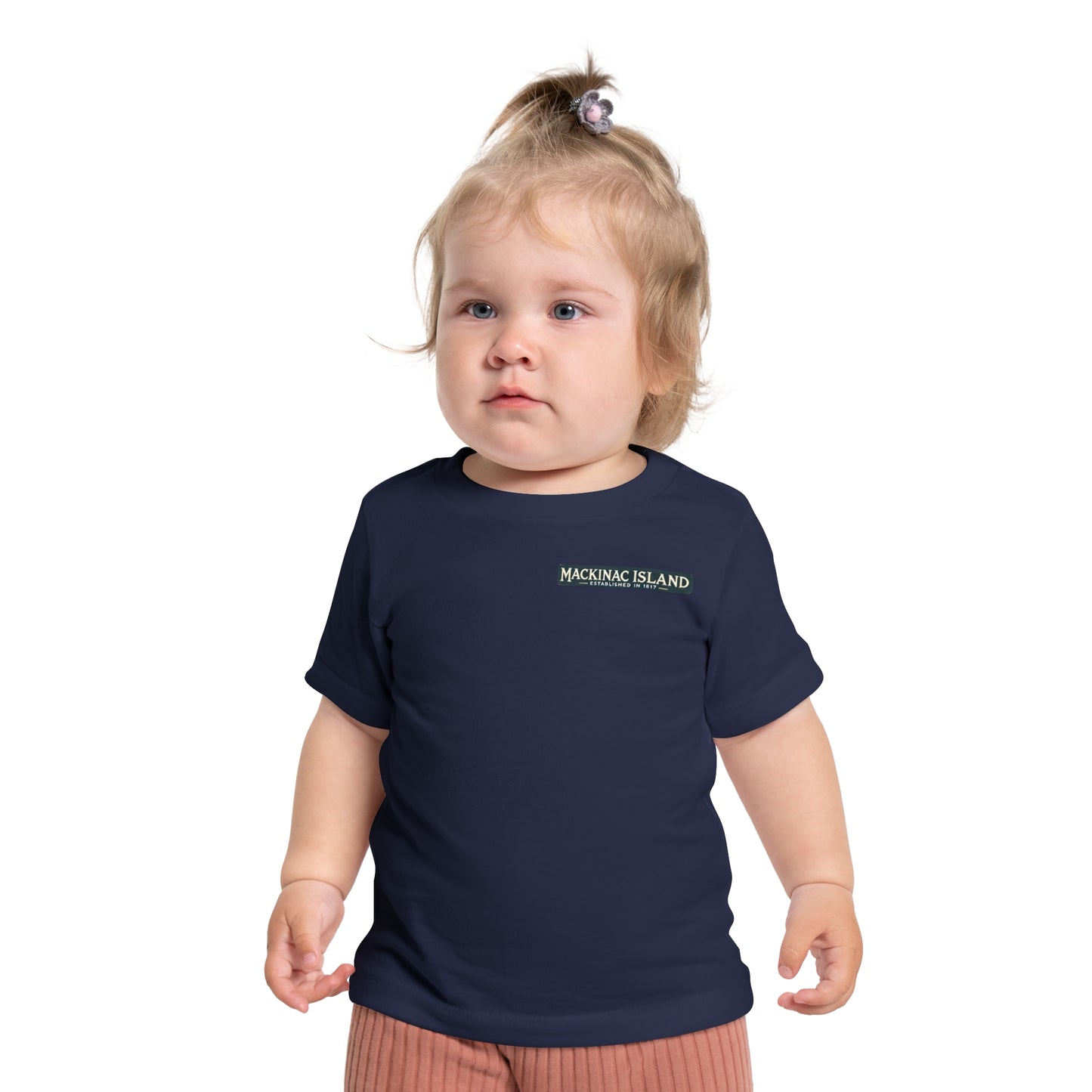 Vintage Mackinac Island Unisex Baby Short Sleeve T-Shirt