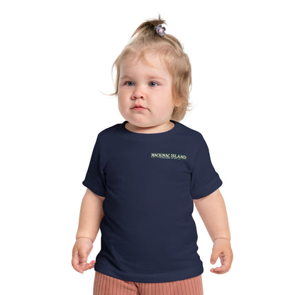 Vintage Mackinac Island Unisex Baby Short Sleeve T-Shirt