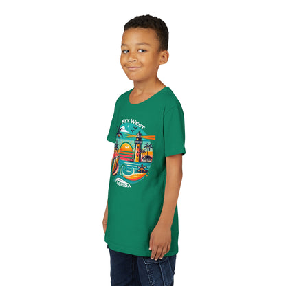 Vibrant Key West Youth Short Sleeve Tee