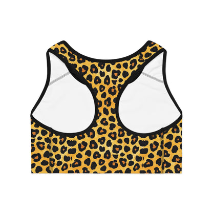 Cheetah Print Sports Bra