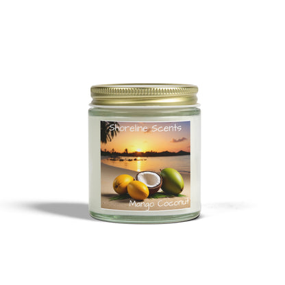 Mango Coconut Scented Candle (Apricot Wax)