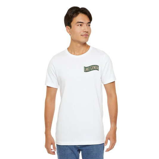 Retro Lake Geneva Unisex Jersey Short Sleeve Tee