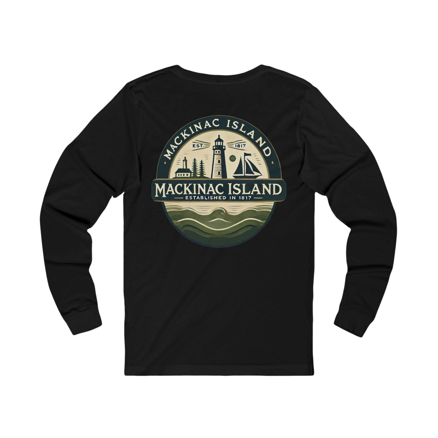 Vintage Mackinac Island Unisex Jersey Long Sleeve Tee
