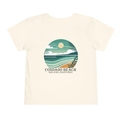 Coastal Vibes Condado Beach Unisex Toddler Short Sleeve Tee