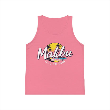 Retro Malibu Unisex Kids Jersey Tank Top