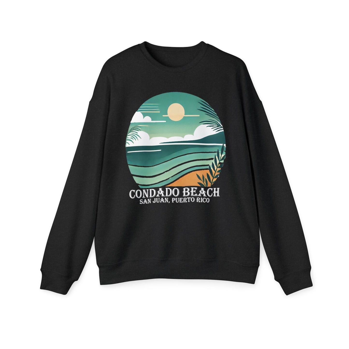 Coastal Vibes Condado Beach Unisex Drop Shoulder Sweatshirt