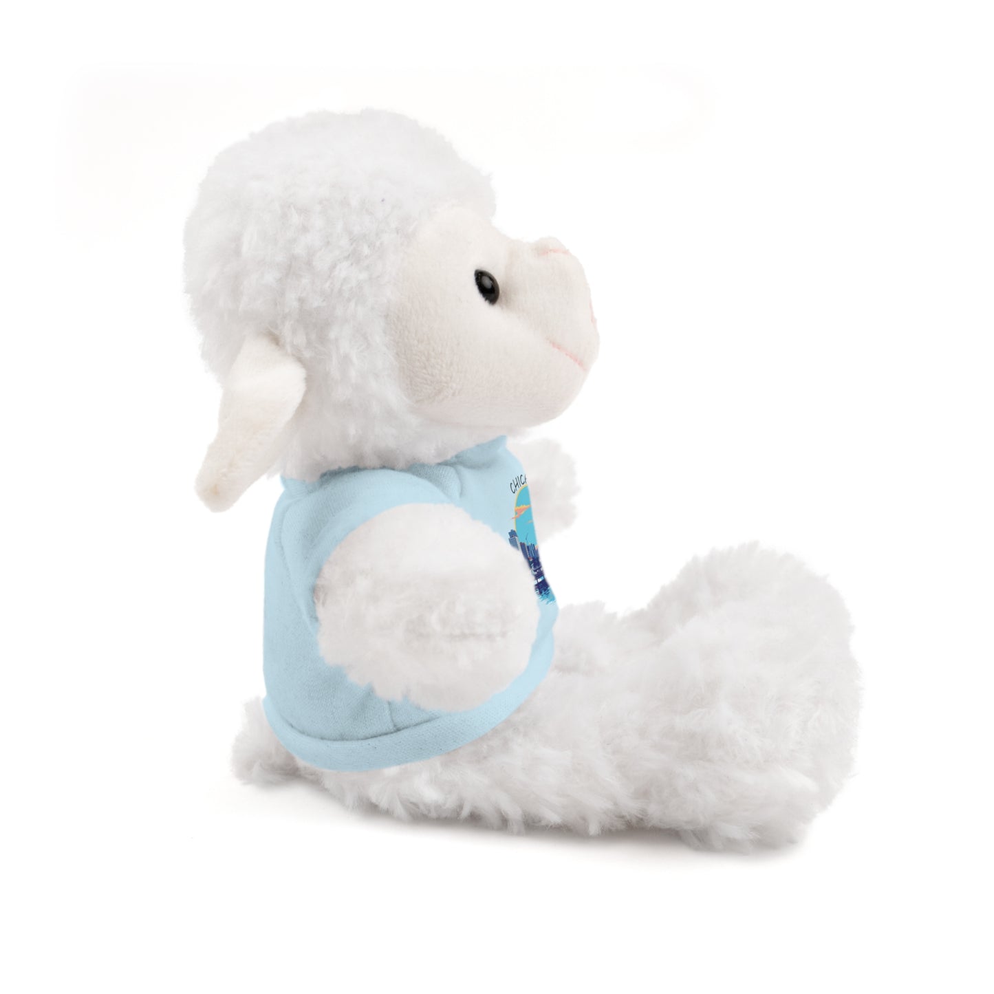 Retro Chicago Sunset Stuffed Animals with Tee