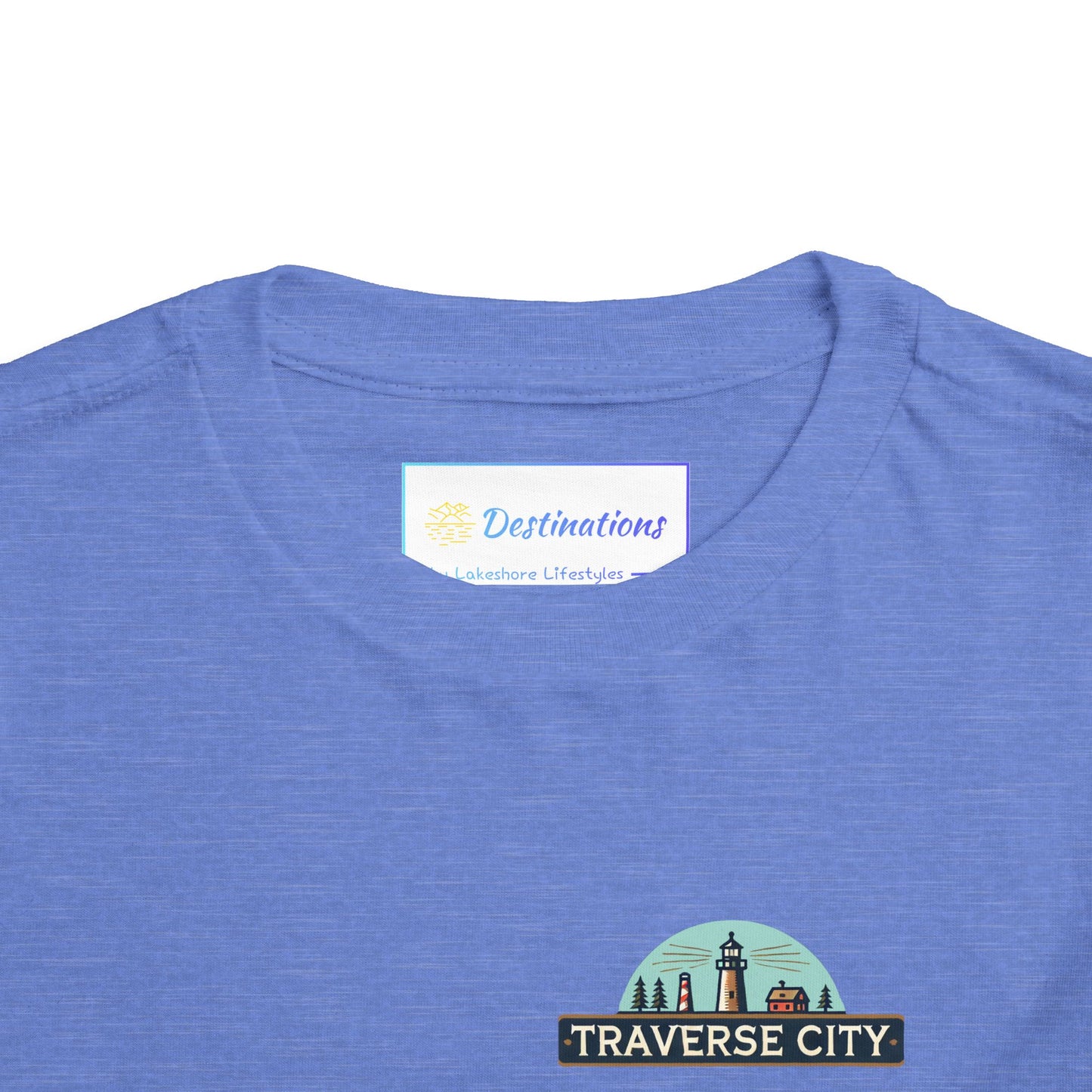 Vintage Traverse City Unisex Toddler Short Sleeve Tee
