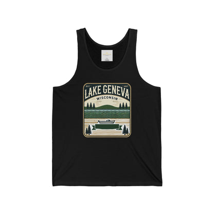 Vintage Lake Geneva Unisex Jersey Tank