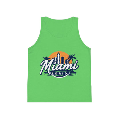 Retro Miami Unisex Kids Jersey Tank Top