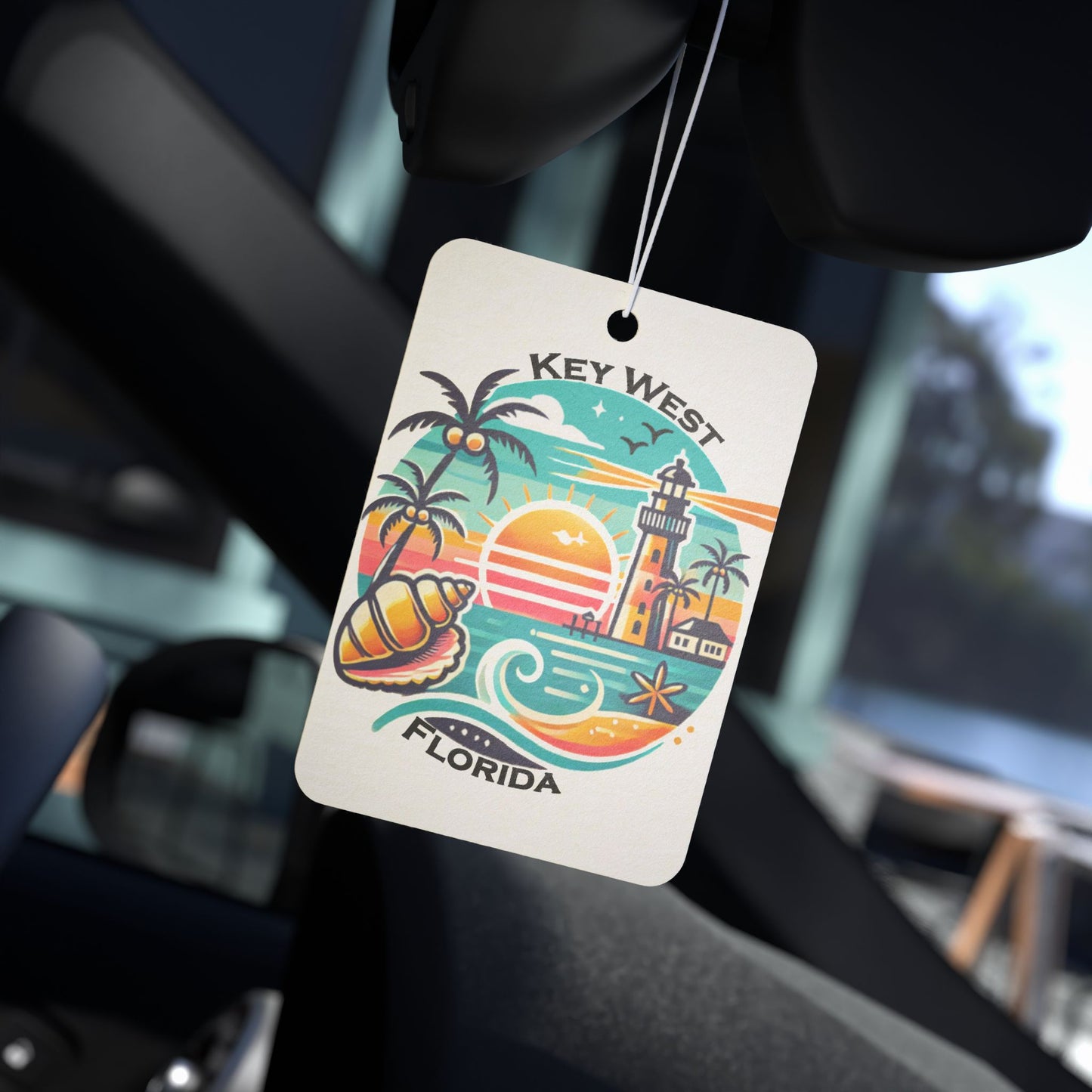 Vibrant Key West Car Air Freshener