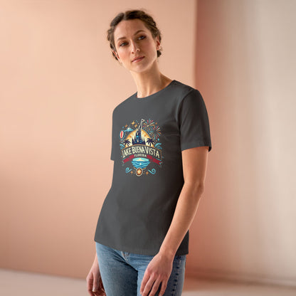 Adventurous Lake Buena Vista Women's Cotton Tee