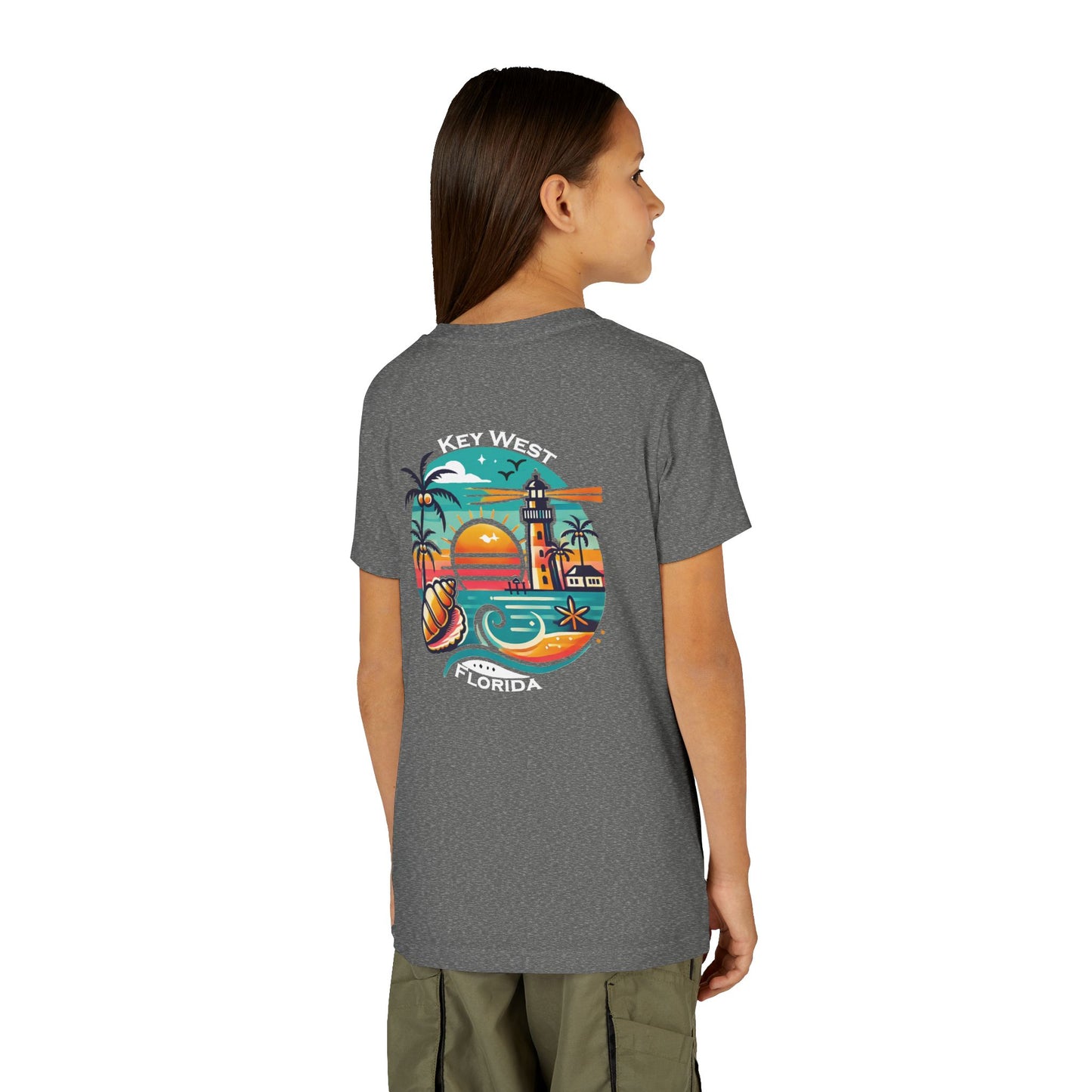 Vibrant Key West Youth Short Sleeve Tee