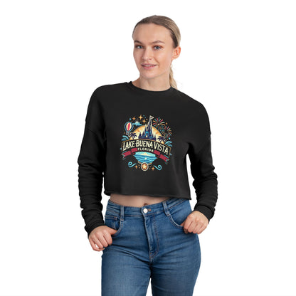 Adventurous Lake Buena Vista Women's Cropped Sweatshirt