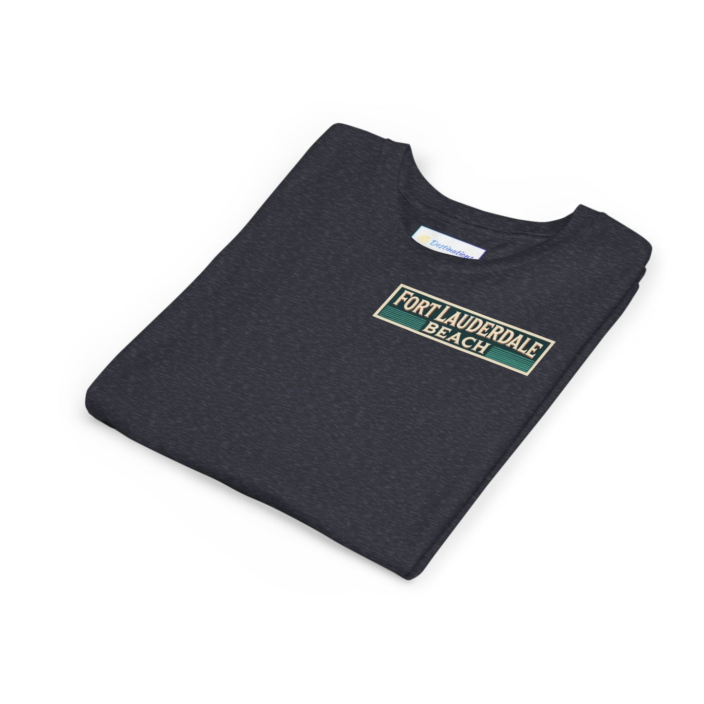 Vintage Fort Lauderdale Unisex Youth Short Sleeve Tee