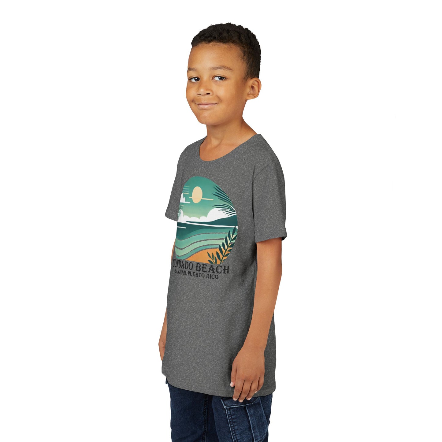 Coastal Vibes Condado Beach Unisex Youth Short Sleeve Tee