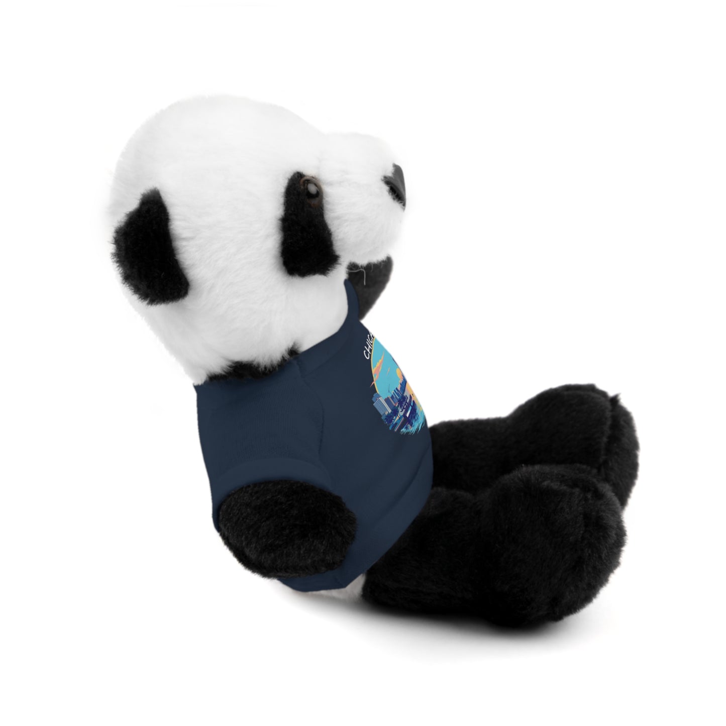 Retro Chicago Sunset Stuffed Animals with Tee