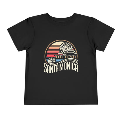 Vibrant Santa Monica Toddler Short Sleeve Tee