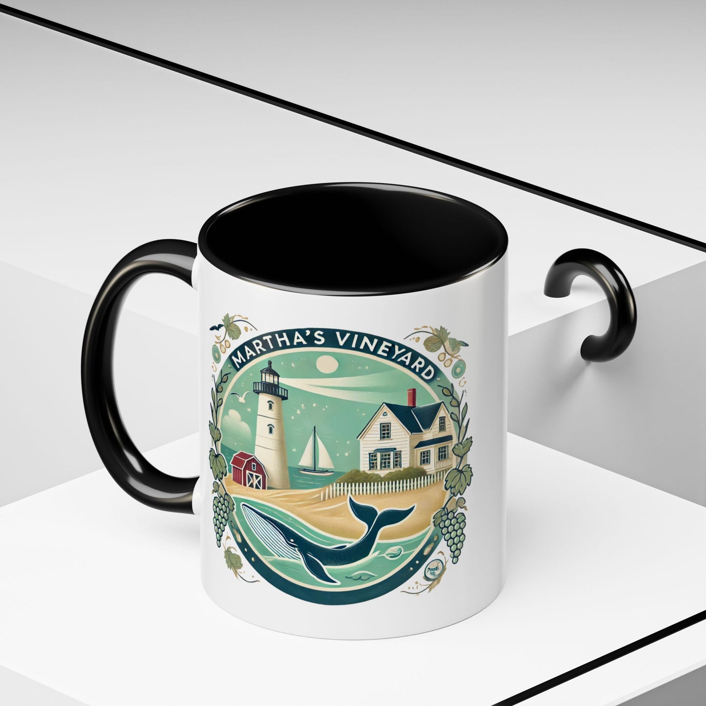 Vintage Martha's Vineyard Accent Coffee Mug