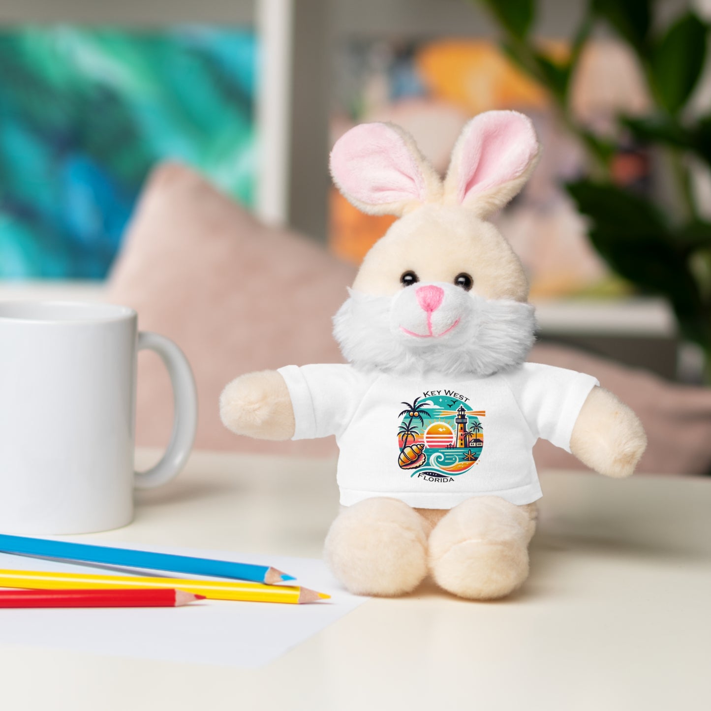 Vibrant Key West Stuffed Animals with Tee