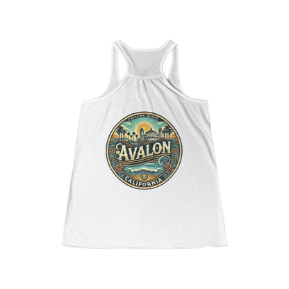 Elegant Avalon Women's Flowy Racerback Tank