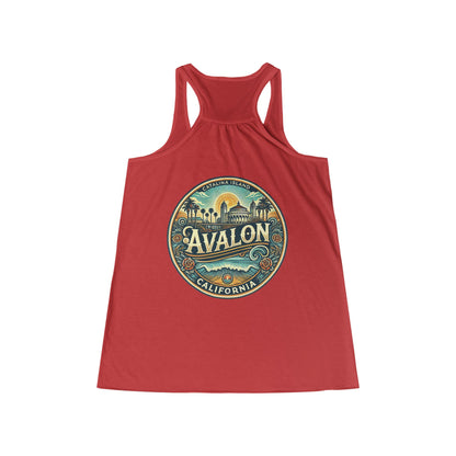 Elegant Avalon Women's Flowy Racerback Tank