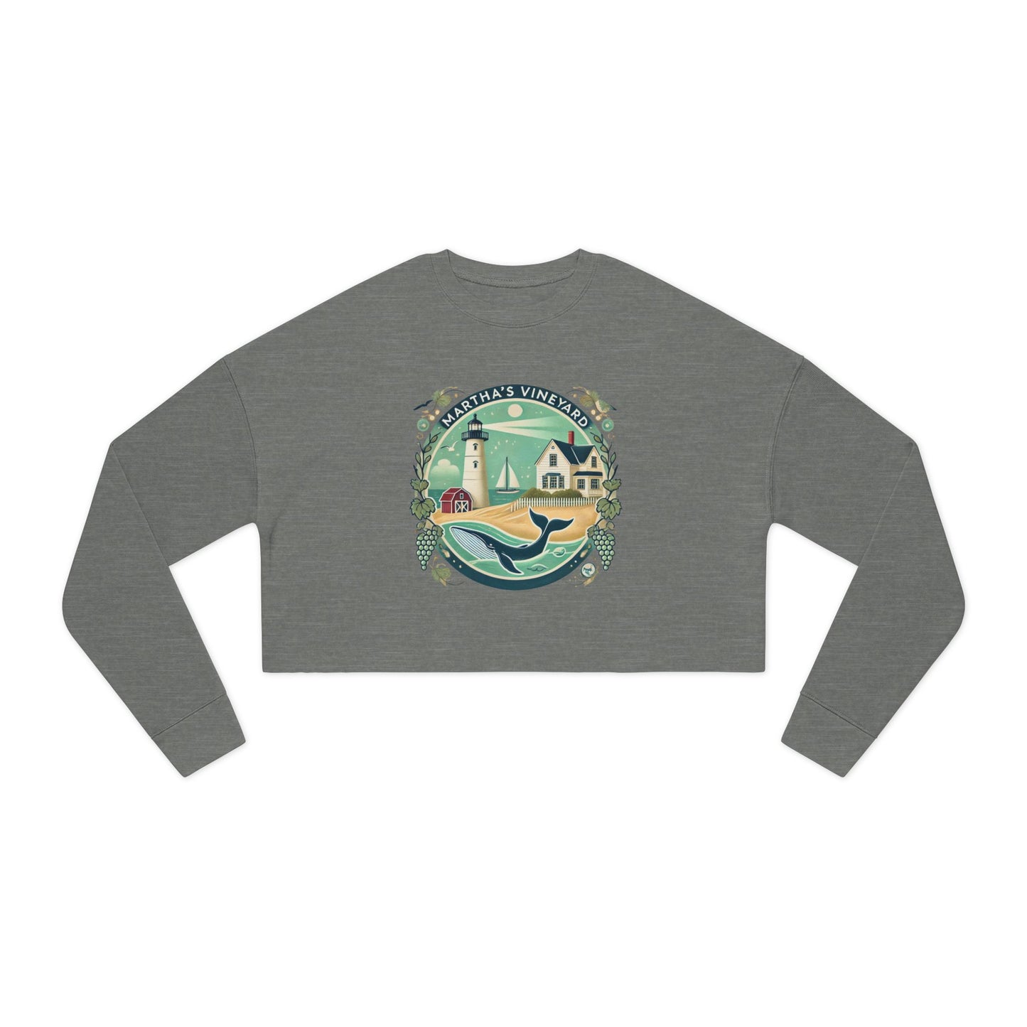 Vintage Martha's Vineyard Women's Cropped Sweatshirt