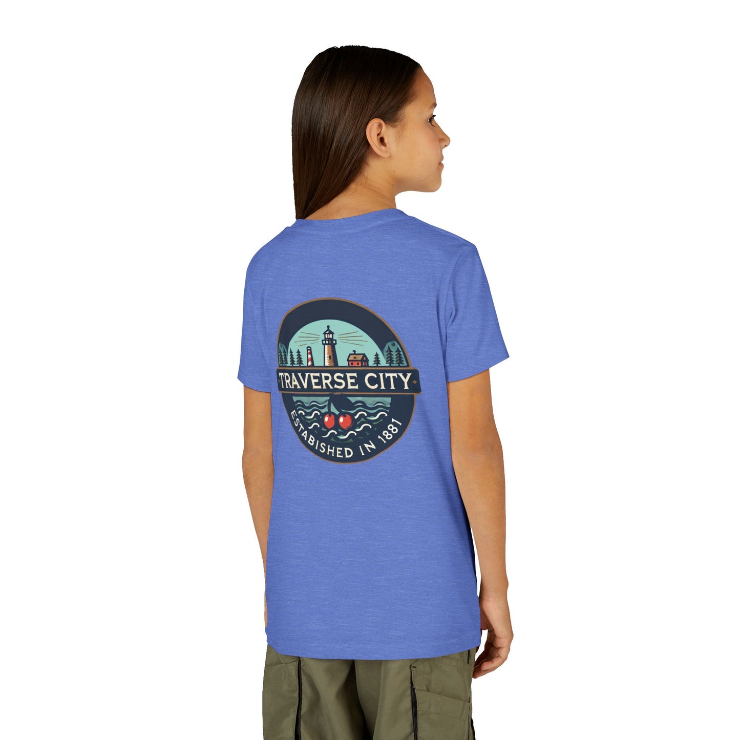 Vintage Traverse City Unisex Youth Short Sleeve Tee