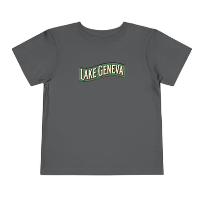 Retro Lake Geneva Unisex Toddler Short Sleeve Tee