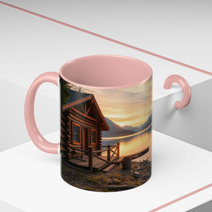 Lakeside Cabin Ceramic Coffee Mug