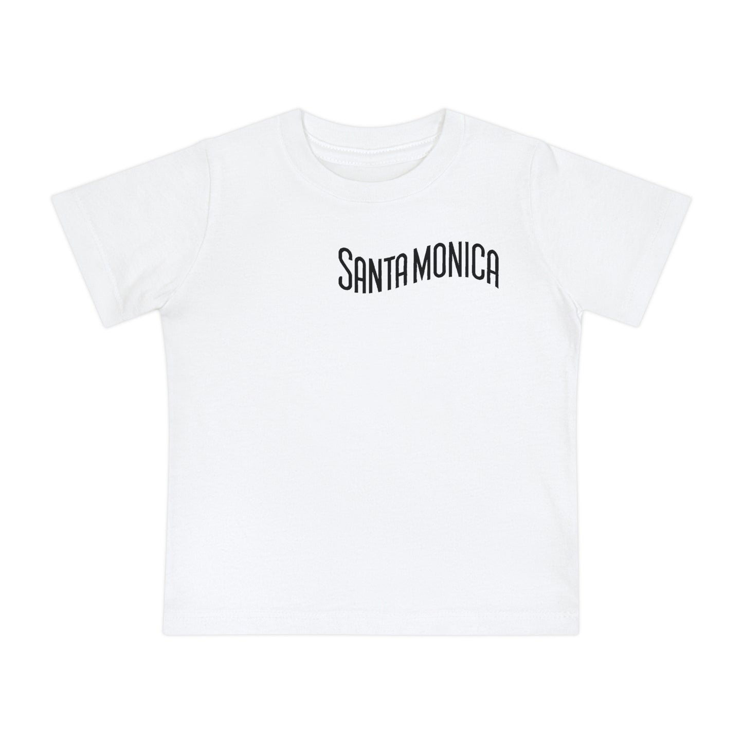 Vibrant Santa Monica Unisex Baby Short Sleeve T-Shirt