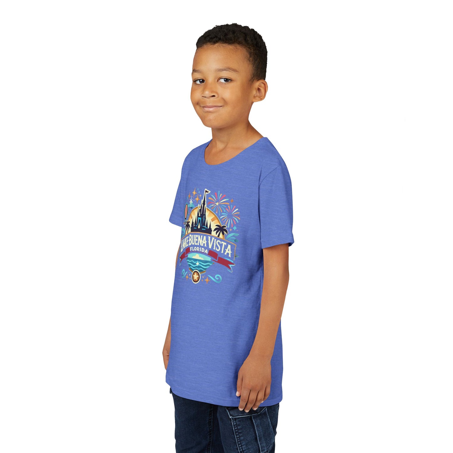 Adventurous Lake Buena Vista Unisex Youth Short Sleeve Tee