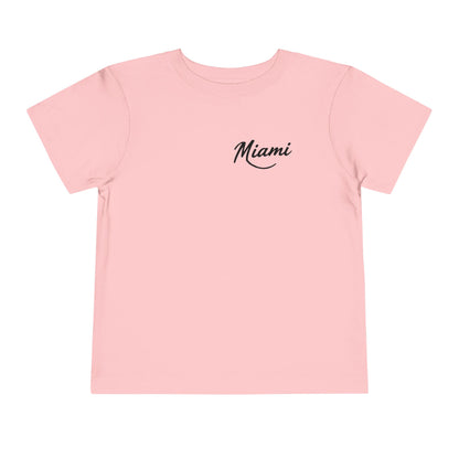 Retro Miami Unisex Toddler Short Sleeve Tee