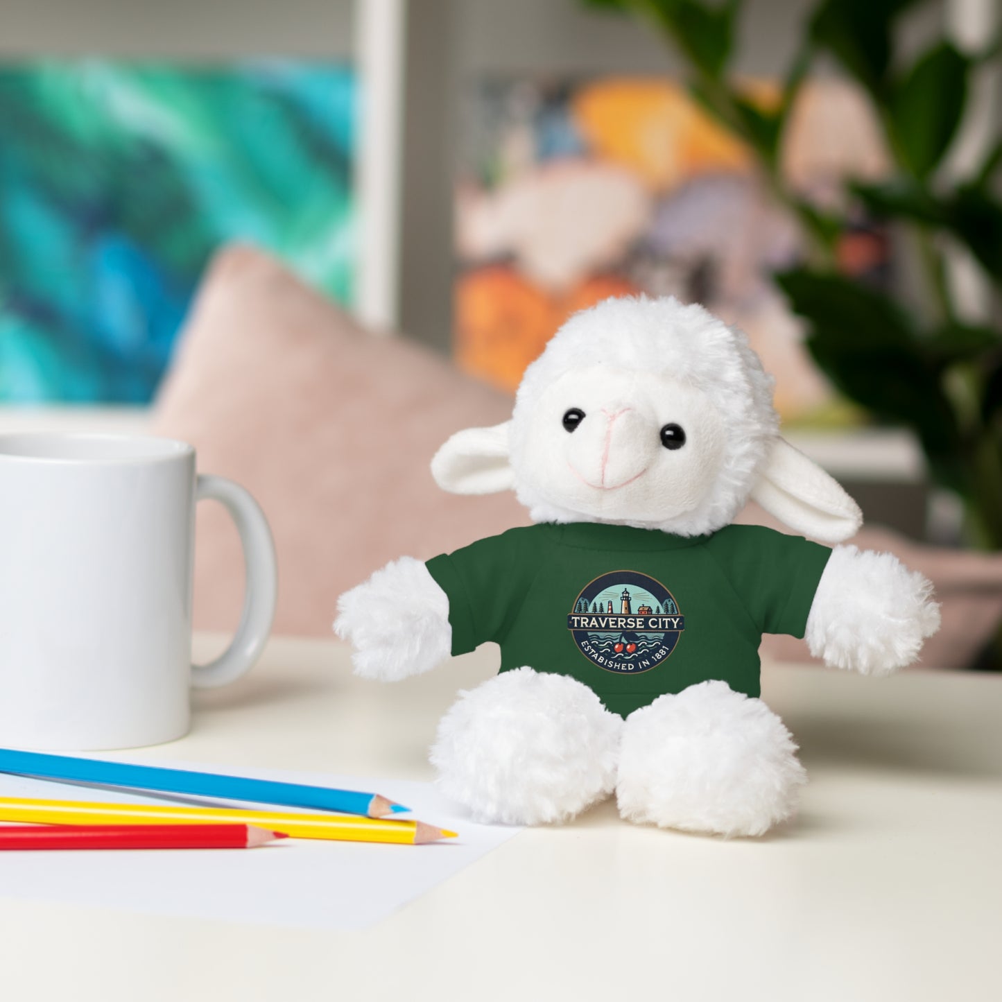 Vintage Traverse City Stuffed Animals with Tee