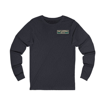 Vintage Fort Lauderdale Unisex Jersey Long Sleeve Tee