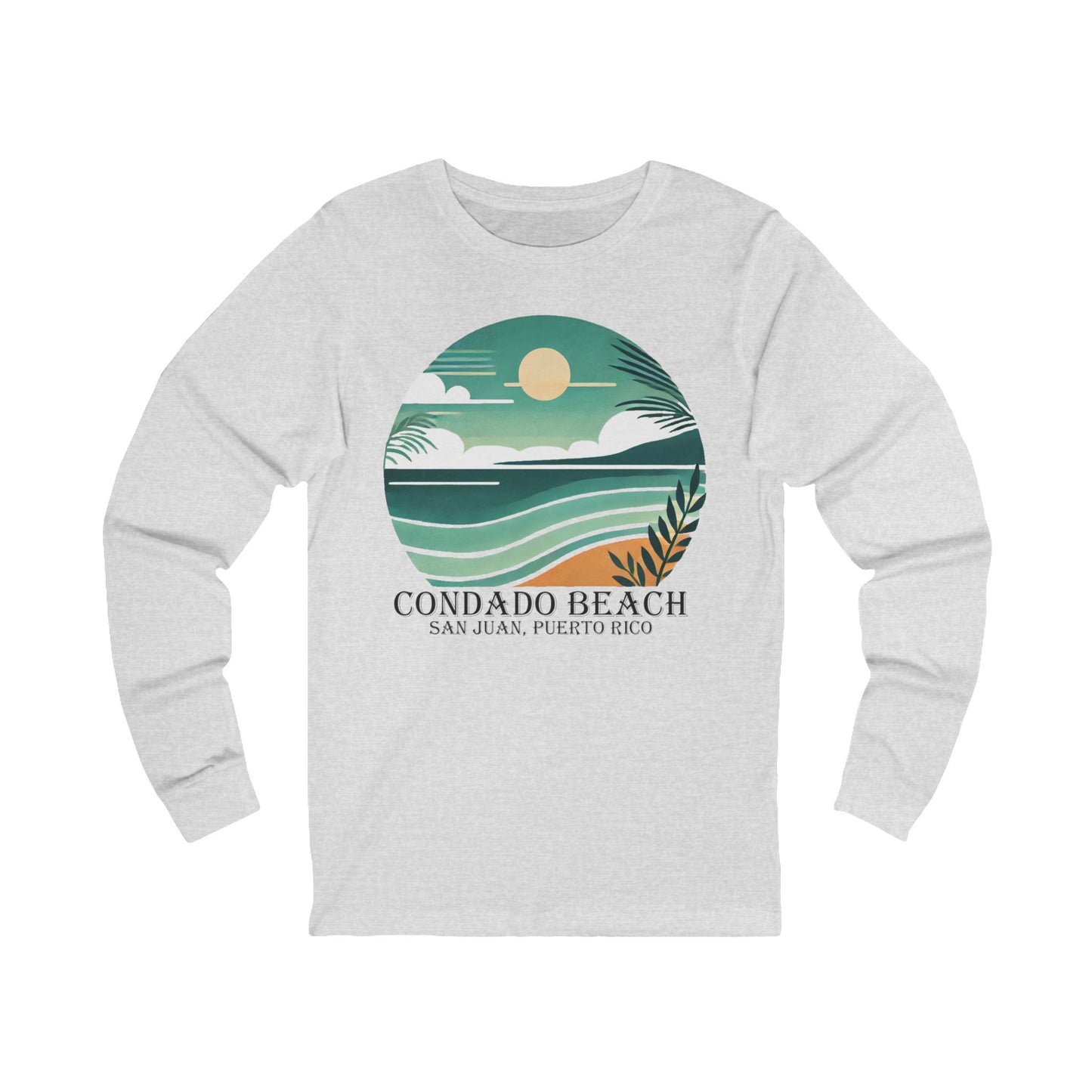 Coastal Vibes Condado Beach Unisex Jersey Long Sleeve Tee